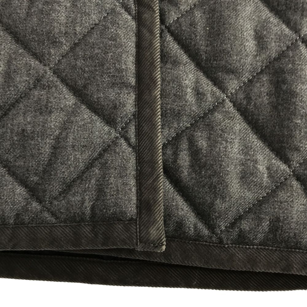 Traditional Weatherwear トラディショナルウェザーウェア ウール キルティングコート 34 グレー 中綿 レディース