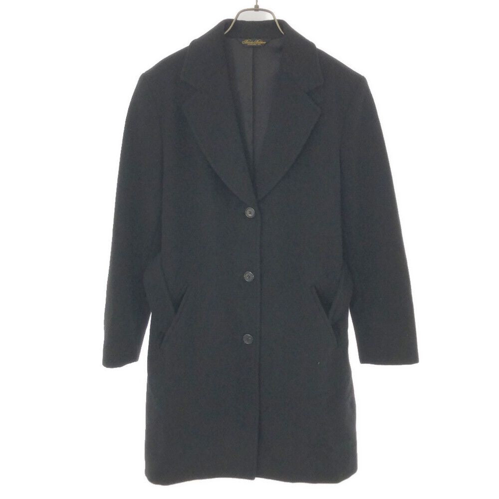 Brooks Brothers ブルックスブラザーズ ウールブレンド チェスターコート 7 ブラック レディース