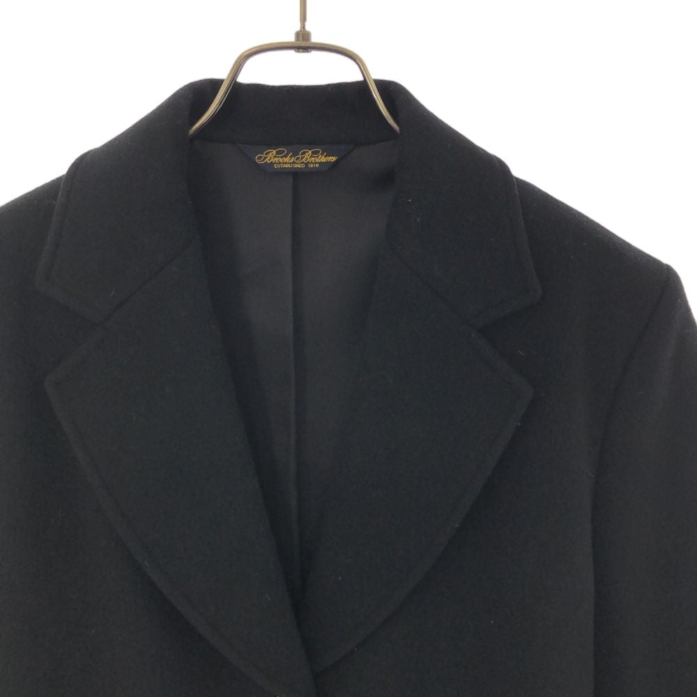 Brooks Brothers ブルックスブラザーズ ウールブレンド チェスターコート 7 ブラック レディース