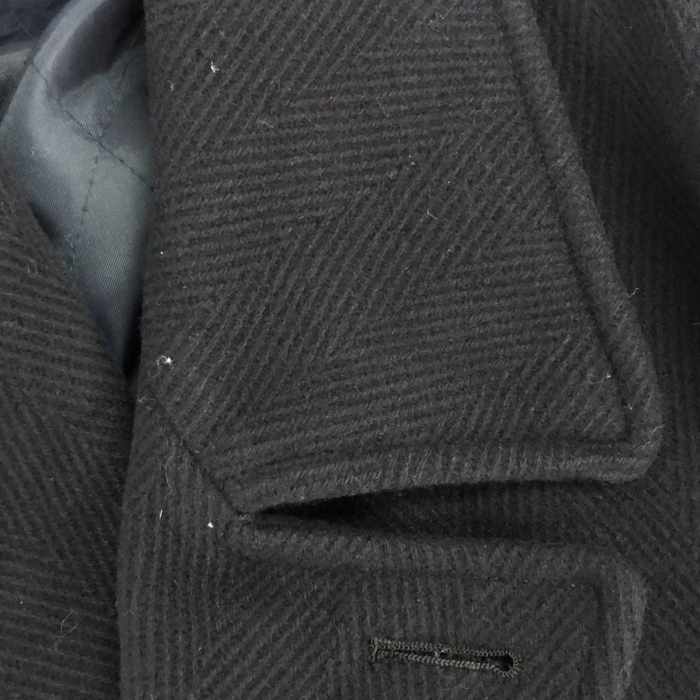 CHAPS RALPH LAUREN チャップスラルフローレン 80s ウールブレンド ピーコート L ネイビー系 オールド ヴィンテージ メンズ