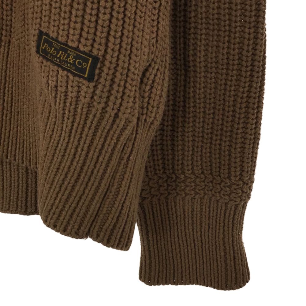 ポロバイラルフローレン 長袖 セーター M ブラウン Polo by Ralph Lauren ニット メンズ