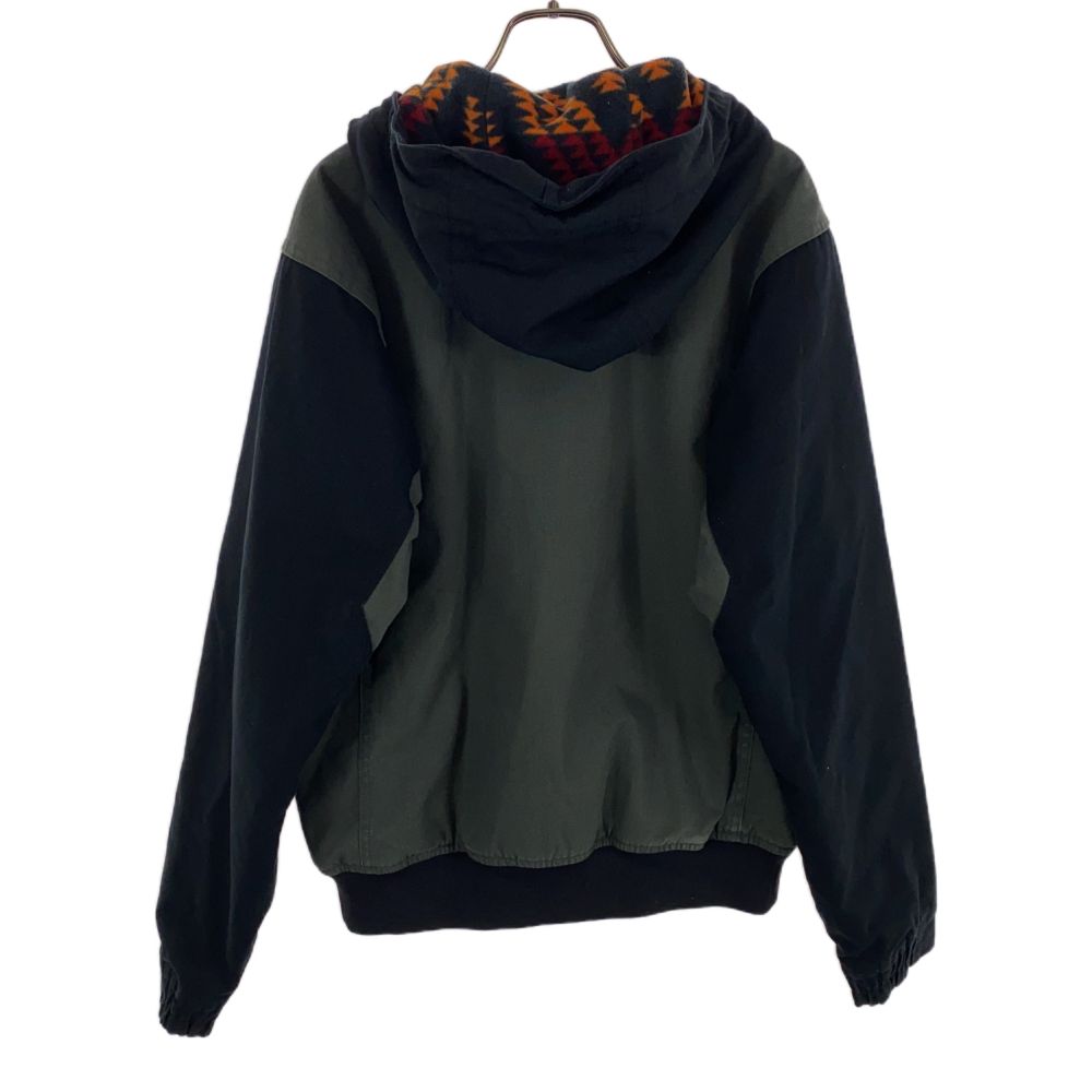 Columbia コロンビア アウトドア 中綿 マウンテンパーカー S カーキ×ブラック 裏フリース メンズ