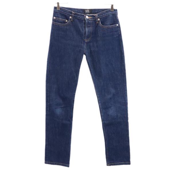 A.P.C. アーペーセー ストレートデニムパンツ w26 ボタンフライ ジーパン レディース