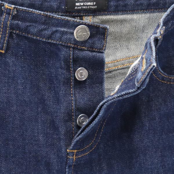 A.P.C. アーペーセー ストレートデニムパンツ w26 ボタンフライ ジーパン レディース