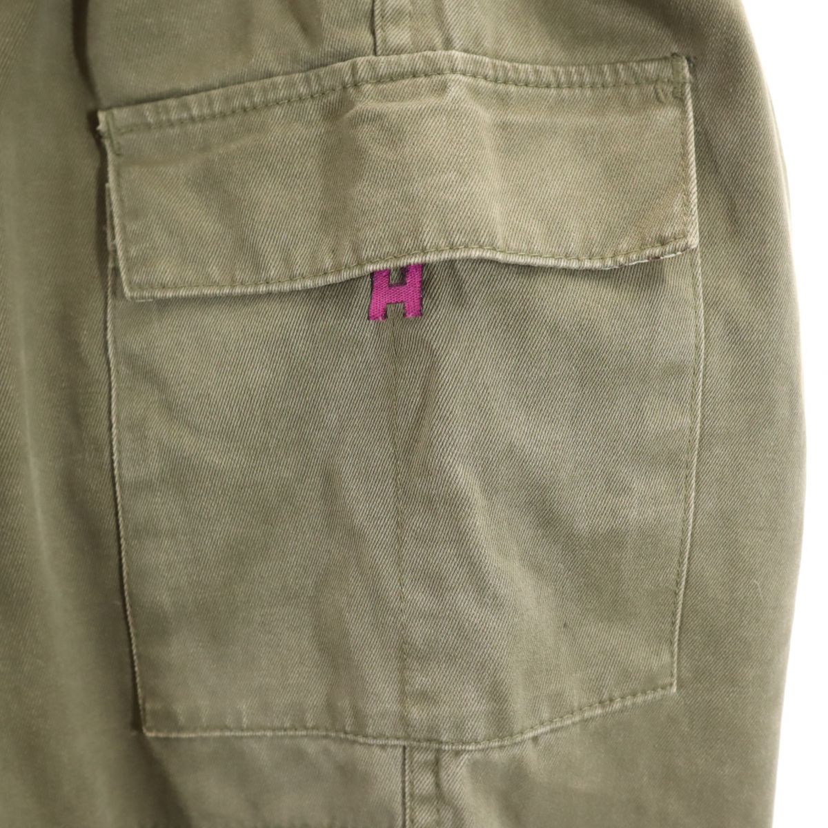 ホームレス カーゴパンツ カーキグリーン HOMELESS HMLS メンズ