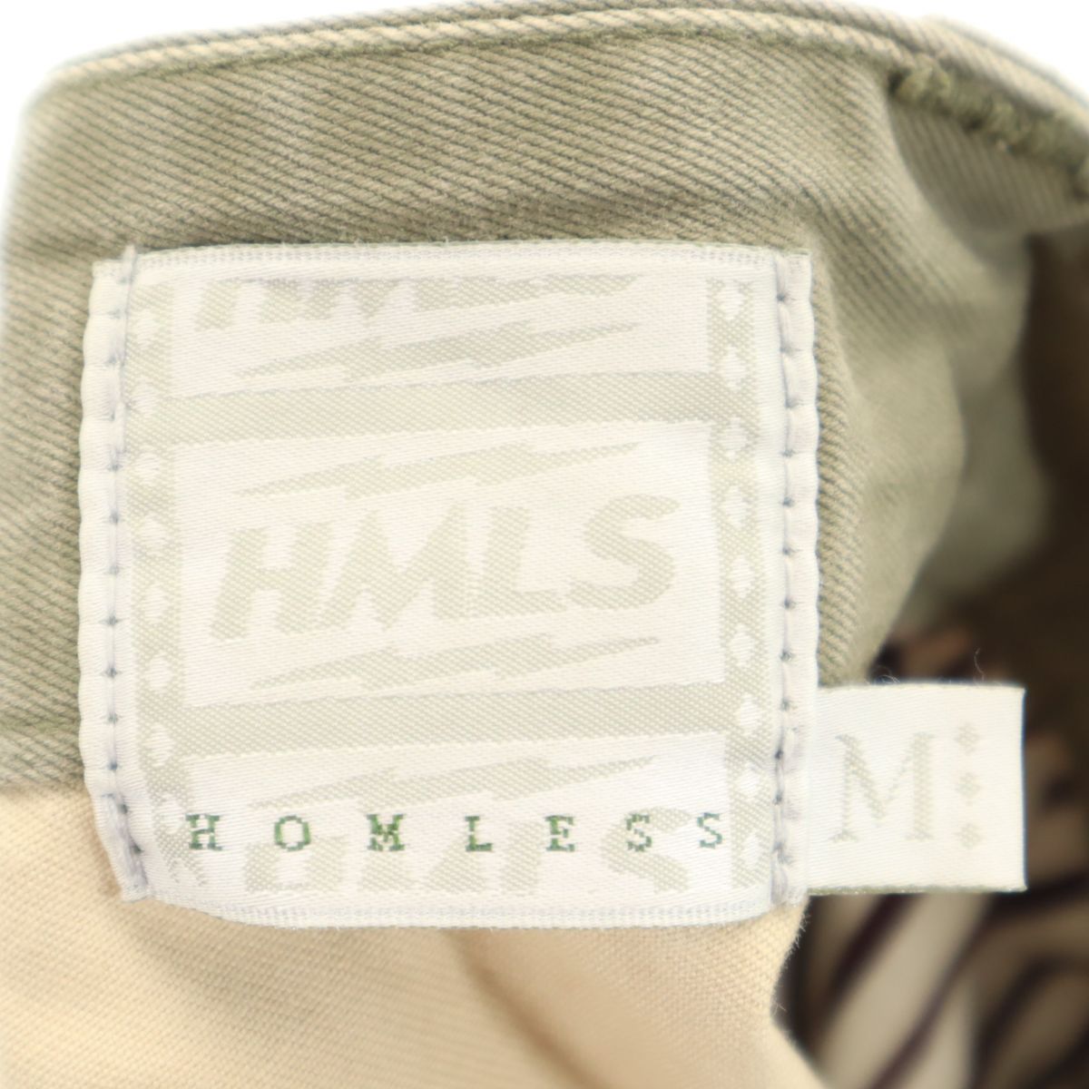 ホームレス カーゴパンツ カーキグリーン HOMELESS HMLS メンズ