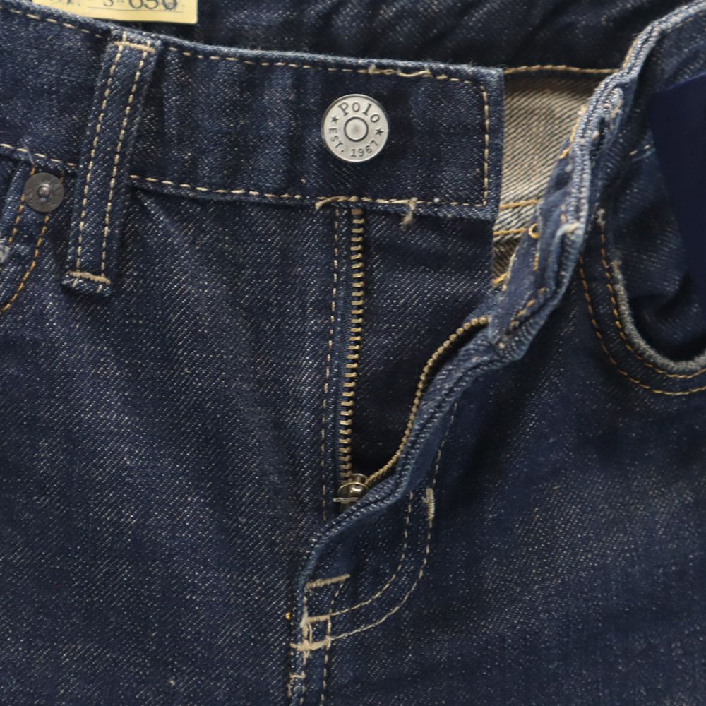 未使用 POLO RALPH LAUREN ポロラルフローレン スキニーデニムパンツ 12 ネイビー ジーパン キッズ