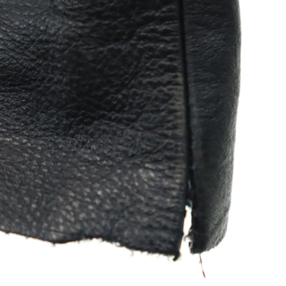 Johnbull ジョンブル レザー パンツ M ブラック タロンジップ 牛革 メンズ