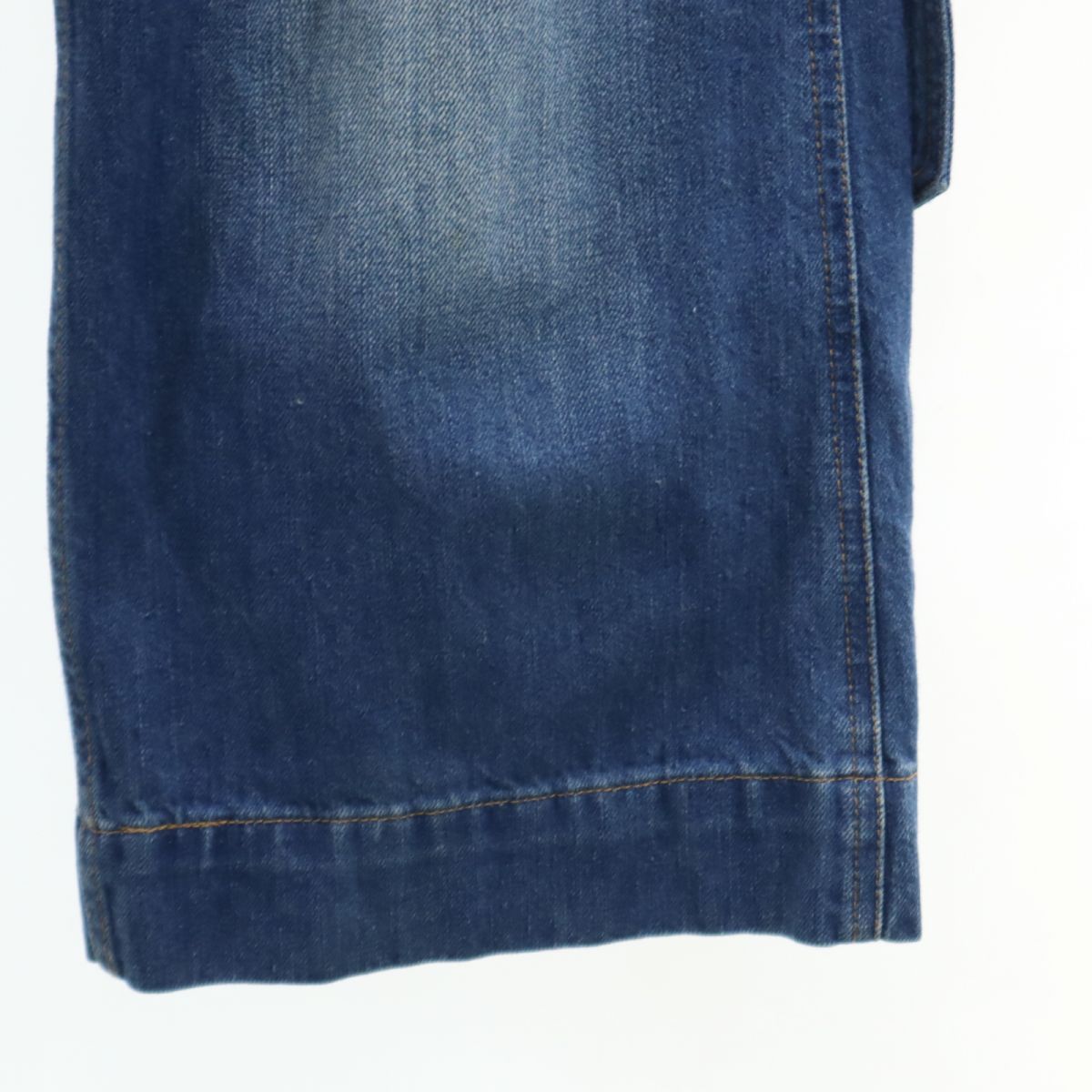 リーバイス ベルト付き ワイドデニムパンツ W24 ブルー Levi's レディース