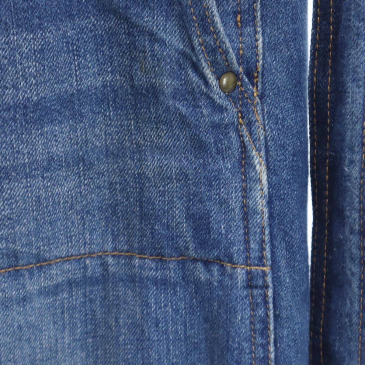 リーバイス ベルト付き ワイドデニムパンツ W24 ブルー Levi's レディース