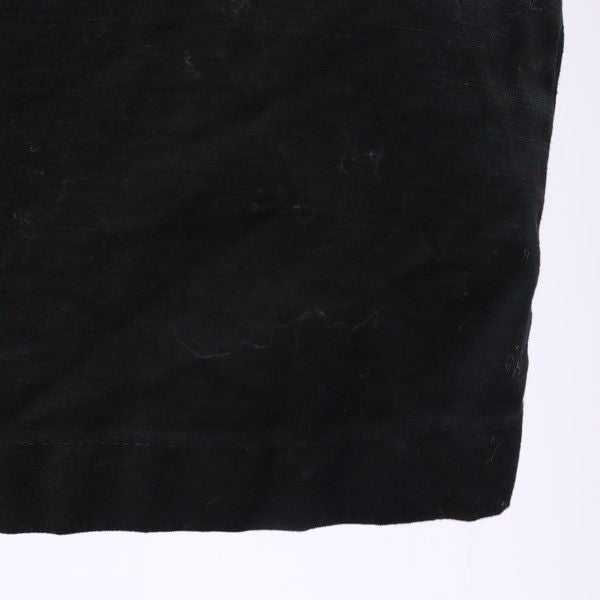 NOUDO ノウド 日本製 ステンカラーコート 黒 裏ハーフボア メンズ