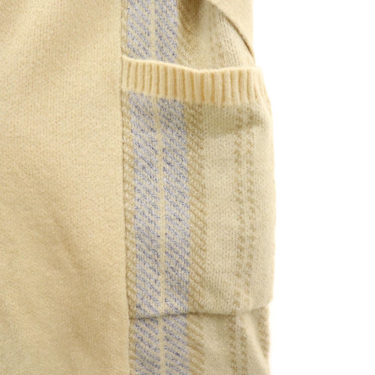 未使用 FIKA 長袖 ニット ロング カーディガン M アイボリー レディース