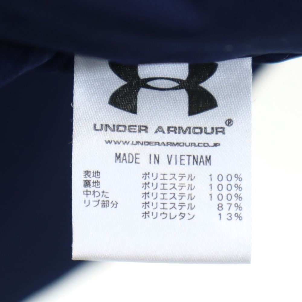 アンダーアーマー COLDGEAR トレーニング 中綿 ベンチコート MD ネイビー UNDER ARMOUR フード メンズ