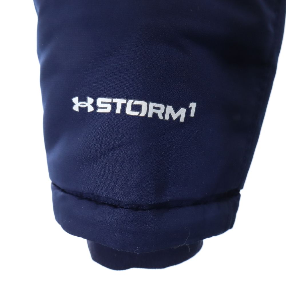 アンダーアーマー COLDGEAR トレーニング 中綿 ベンチコート MD ネイビー UNDER ARMOUR フード メンズ