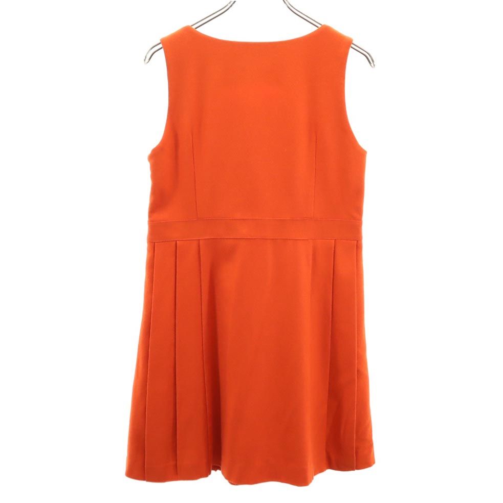 未使用 To b. by agns b トゥービーバイアニエスベー ノースリーブ ワンピース 38 オレンジ系 サイドジップ レディース