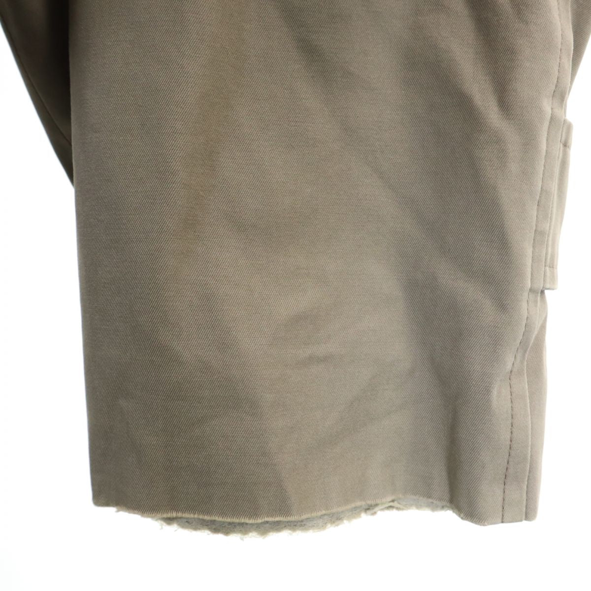 Calvin klein カルバンクライン 日本製 ライナー付き ステンカラーコート L ベージュ系 メンズ