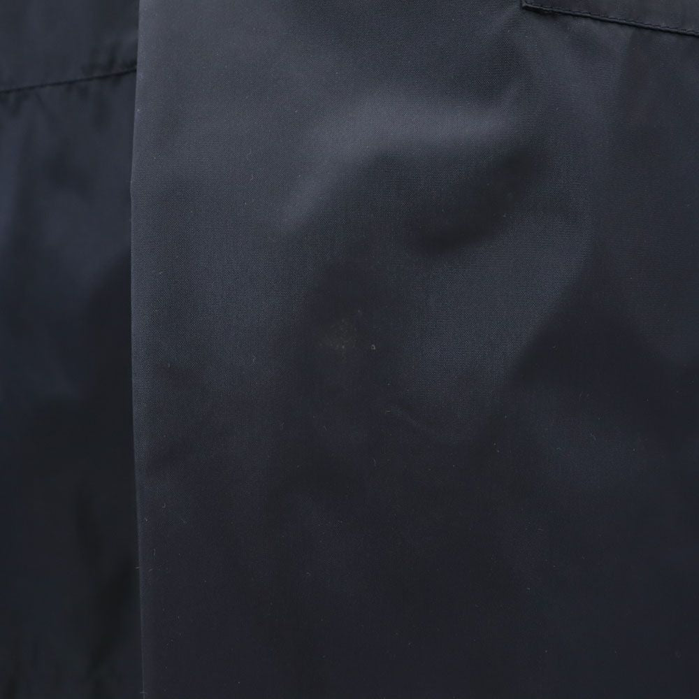 yoshio kubo ヨシオクボ バックプリント コート 1 ネイビー フード メンズ