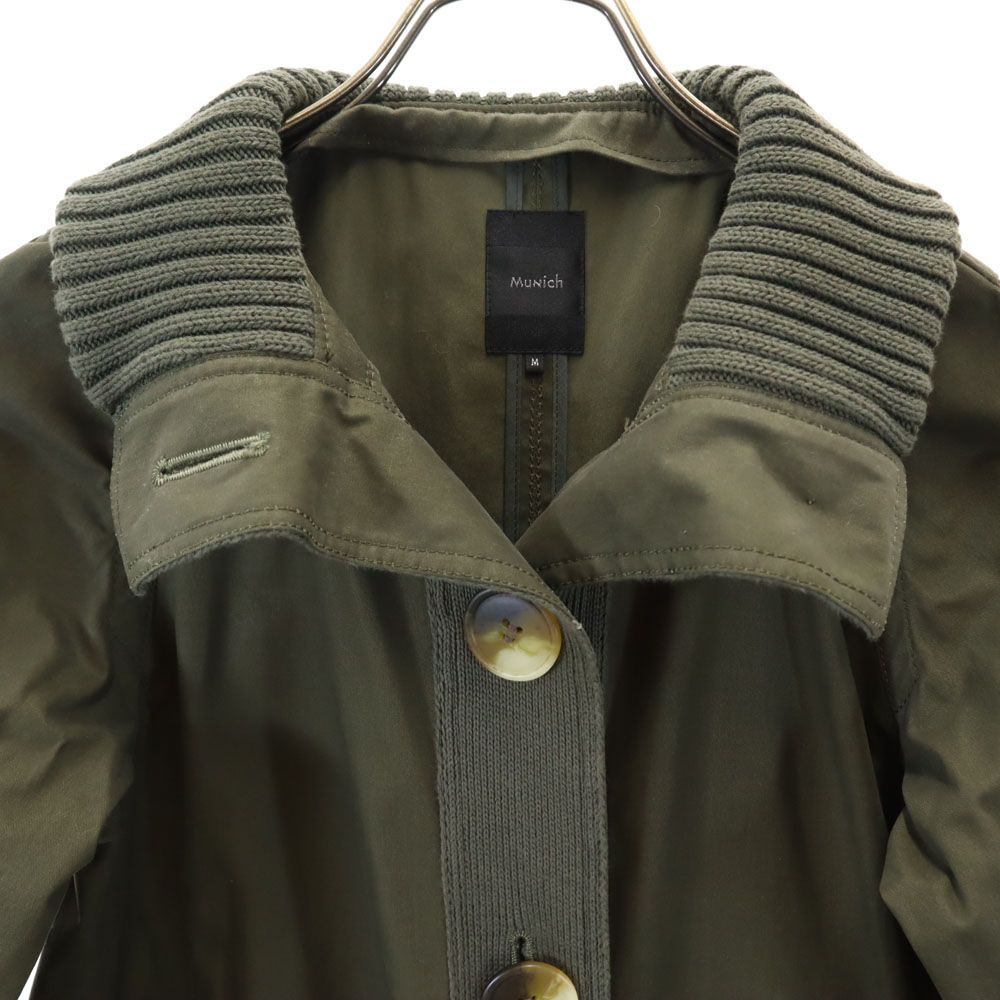Munich ミューニック 日本製 コート M カーキ レディース