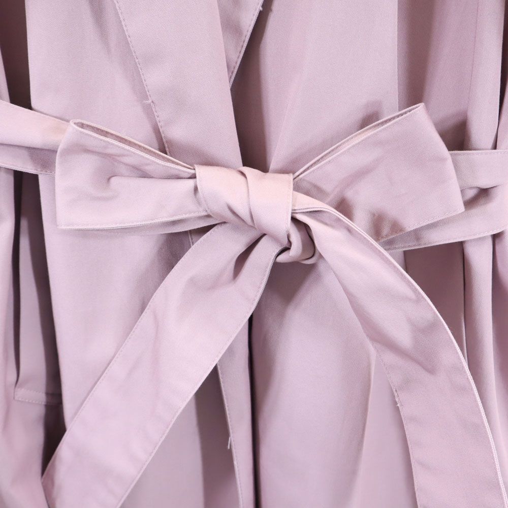 未使用 URBAN RESEARCH DOORS アーバンリサーチドアーズ ワイド チェスターコート ONE スモークピンク レディース