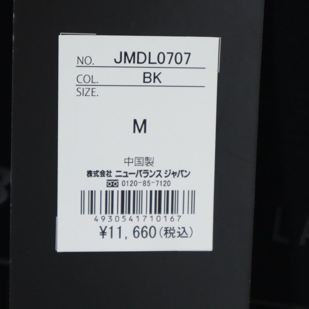 未使用 NEW BALANCE ニューバランス 5分袖 ロングワンピース M ブラック レディース