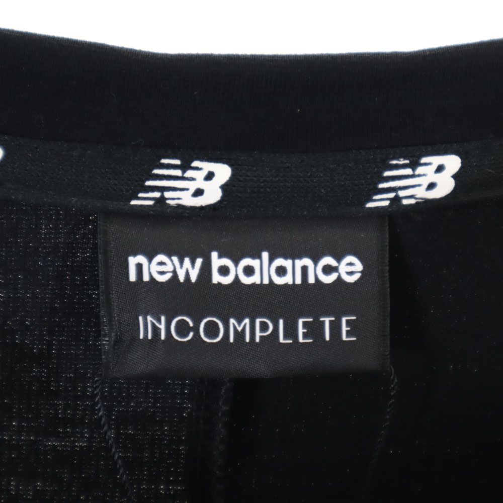 未使用 NEW BALANCE ニューバランス 5分袖 ロングワンピース M ブラック レディース