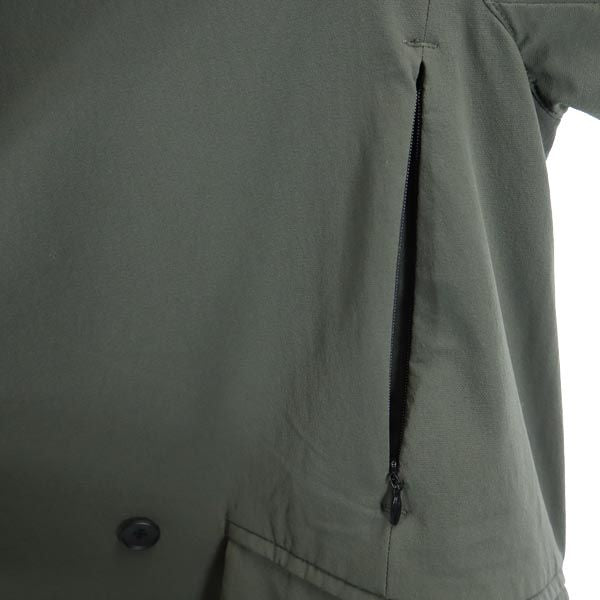 HARE ハレ ミリタリービッグ トレンチコート S 緑系 メンズ