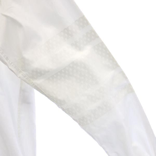 VOTE MAKE NEW CLOTHES ボートメイクニュークローズ 長袖 メッシュフード付き ロングシャツ S 白 メンズ