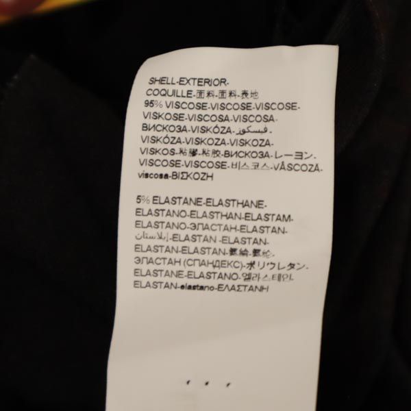 未使用 Desigual デジグアル ペイズリー柄 長袖 Tシャツ ワンピース XS 黒系 カットソー レディース