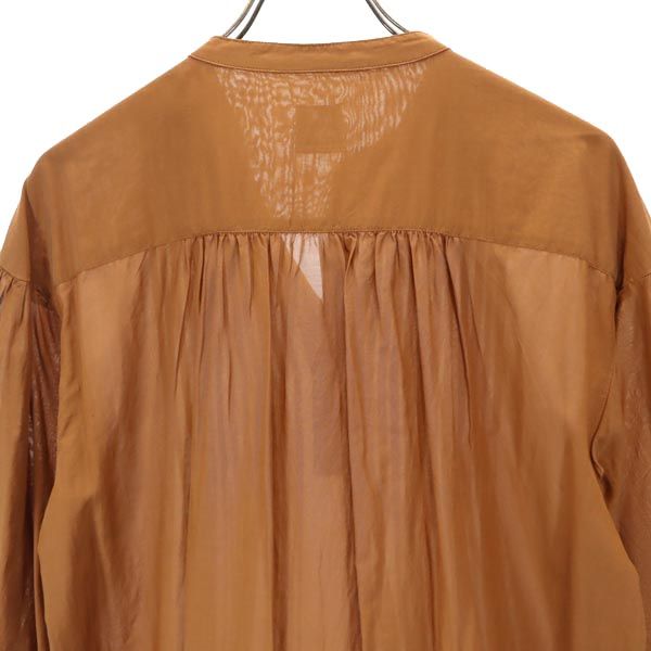 未使用 milo ミロ 長袖 スキッパー ワンピース FREE ブラウン UNITED ARROWS レディース