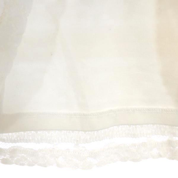 Desigual デジグアル 長袖 総レース ワンピース L ホワイト レディース