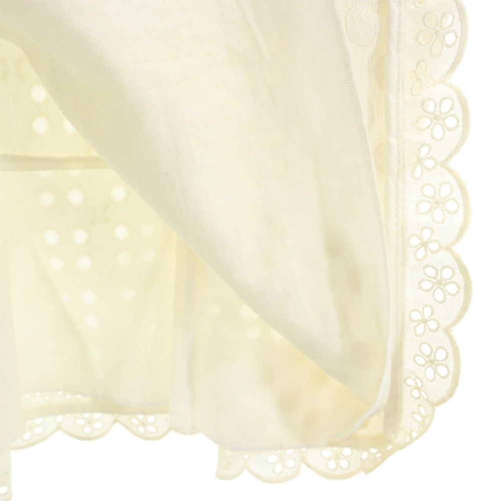 LOUIS VUITTON ルイヴィトン フランス製 ミディスカート 38 ホワイト系 レディース