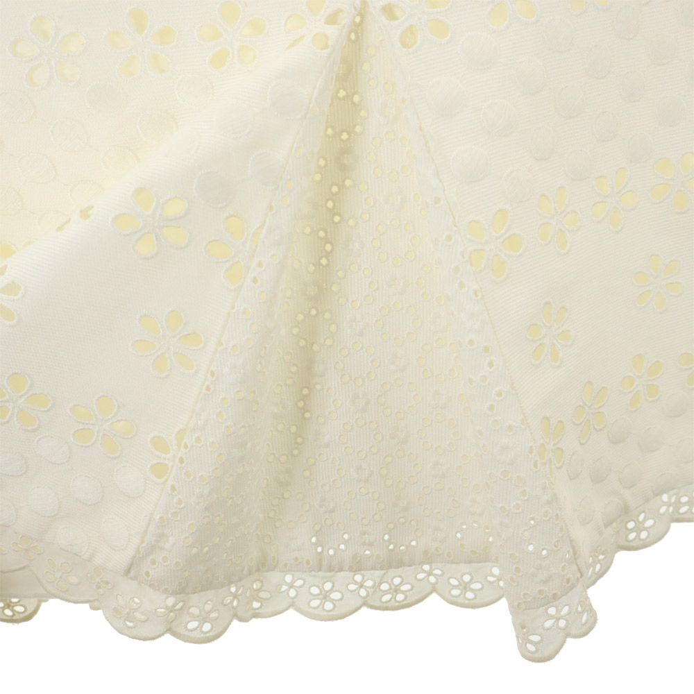 LOUIS VUITTON ルイヴィトン フランス製 ミディスカート 38 ホワイト系 レディース