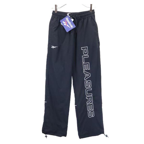 Reebok リーボック 未使用 トレーニング ナイロンパンツ XS 黒 スポーツ 裏メッシュ地 メンズ