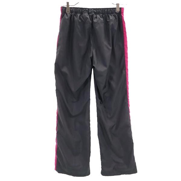 ナイキ トレーニング ロングパンツ S グレー×ピンク NIKE スポーツ ウインドパンツ レディース