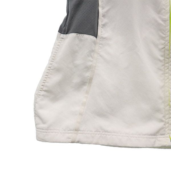 PUMA プーマ トレーニング 長袖 ジップパーカー M ホワイト×グレー ウォームアップ レディース