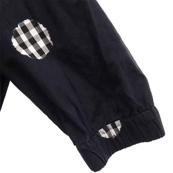 Sonia Rykiel ソニアリキエル ドット ノーカラージャケット 38 ブラック レディース