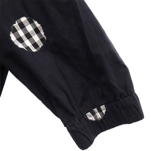 Sonia Rykiel ソニアリキエル ドット ノーカラージャケット 38 ブラック レディース