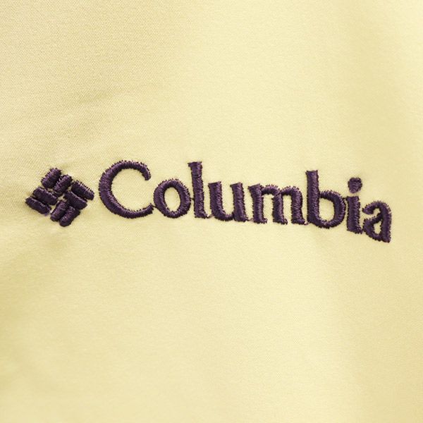 Columbia コロンビア ワンポイント刺繍 マウンテンパーカー L ベージュ アウトドア ジャケット レディース