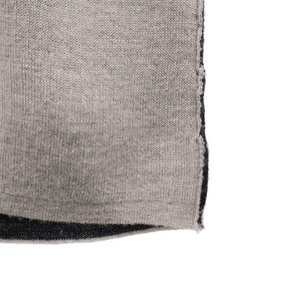 TOCCA トッカ ウール 花柄 半袖 ニット XS ブラック×ホワイト フレンチスリーブ セーター レディース