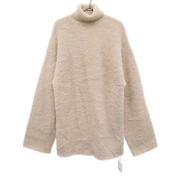 未使用 AMAIL アマイル 長袖 タートルネック シャギーニット セーター F ベージュ レディース