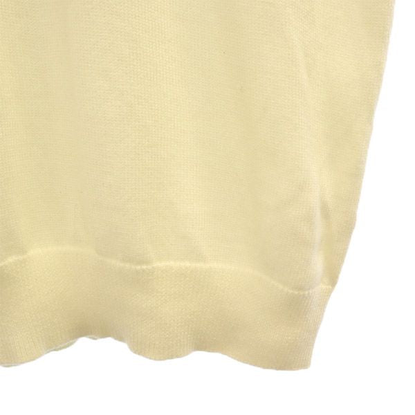 LACOSTE ラコステ 総柄 長袖 ニット S ブルー×ホワイト セーター メンズ