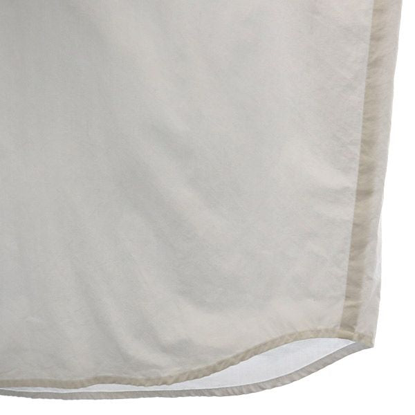 Mila Owen ミラオーウェン ワンポイント刺繍 長袖 変形パターンキャンペーン ロングシャツ F ホワイト ブラウス レディース