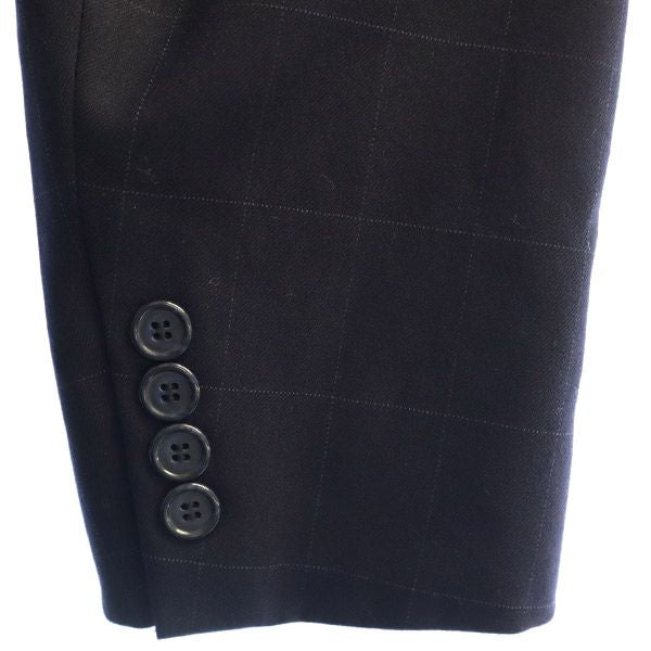 Brooks Brothers ブルックスブラザーズ ウールブレンド チェック テーラードジャケット 39SHT ネイビー メンズ