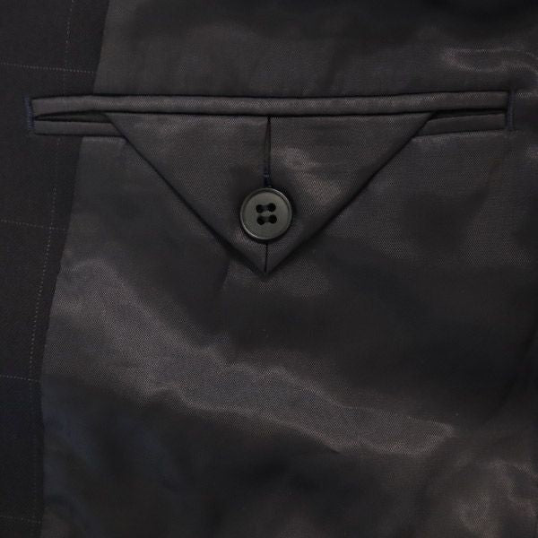 Brooks Brothers ブルックスブラザーズ ウールブレンド チェック テーラードジャケット 39SHT ネイビー メンズ