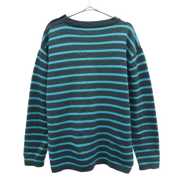 ラコステ ウールブレンド ボーダー 長袖 トレーナー 6 LACOSTE メンズ