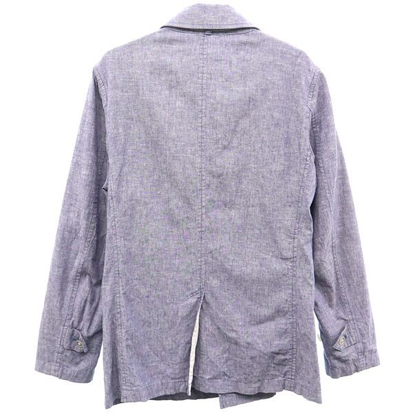 MACKINTOSH PHILOSOPHY マッキントッシュフィロソフィー 日本製 三陽商会 リネンブレンド ジャケット 38 ブルー系 メンズ