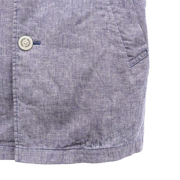 MACKINTOSH PHILOSOPHY マッキントッシュフィロソフィー 日本製 三陽商会 リネンブレンド ジャケット 38 ブルー系 メンズ