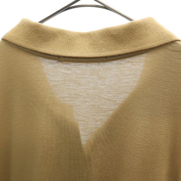 mizuiro ind ミズイロインド 日本製 長袖 シャツワンピース ベージュ系 レディース