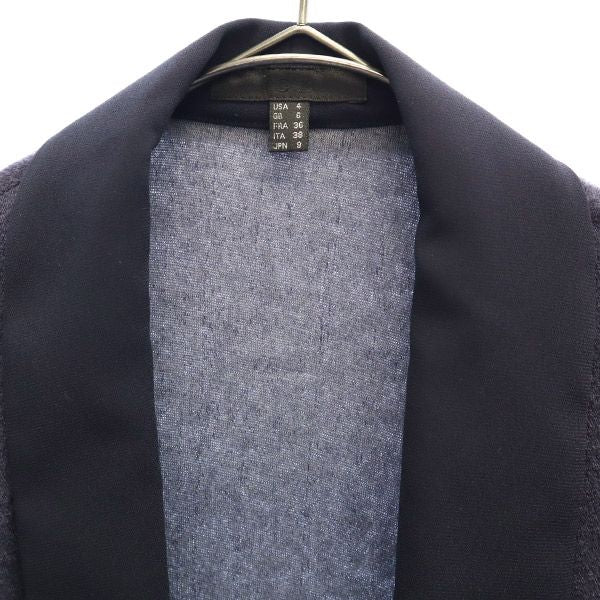 iCB アイシービー ボタンレス ジャケット 9 ネイビー レディース