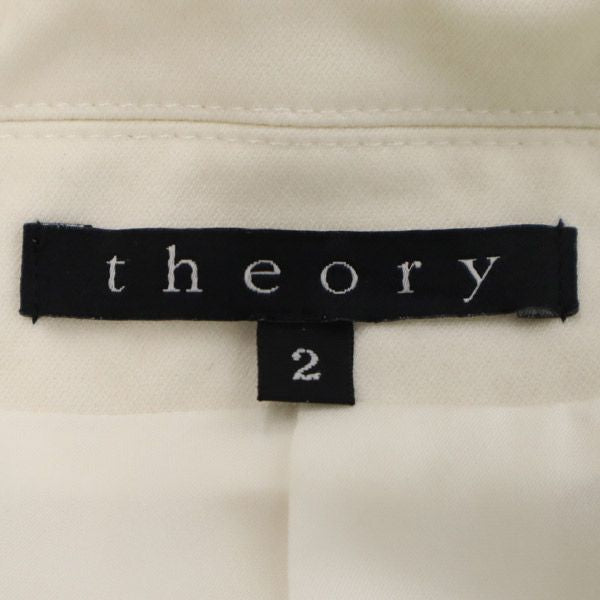 theory セオリー テーラードジャケット 2 ホワイト レディース